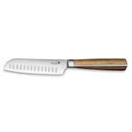 Déglon Mini Santoku – Compact Keukenmes – Hout & Roestv, Ophalen of Verzenden, Nieuw, Hout, Los bestek