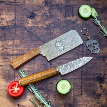 Keukenmes - Utility knife - Handgemaakte vintage, Antiek en Kunst