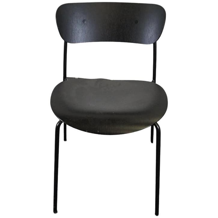 &tradition Rely Hw73 Stoel Eiken Textiel - Eetkamerstoel -, Huis en Inrichting, Stoelen, Zwart, Zo goed als nieuw, Ophalen of Verzenden