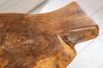 Unieke bijzettafel WILD 40 cm teakhouten salontafel - 36578, Huis en Inrichting, Tafels | Sidetables, Ophalen of Verzenden, Nieuw