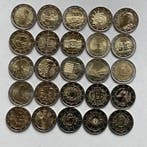 Europa. 2 Euro Various Years (25 munten) (Zonder, Postzegels en Munten