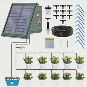 Automatische Druppelsysteem Timer met Zonnepaneel en Waterni, Verzenden, Nieuw