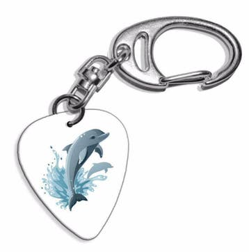 Plectrum ketting of sleutelhanger van een Dolfijn, Verzamelen, Ophalen of Verzenden, Nieuw