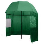 vidaXL Visparaplu groen 300 x 240 cm, Tuin en Terras, Verzenden, Nieuw