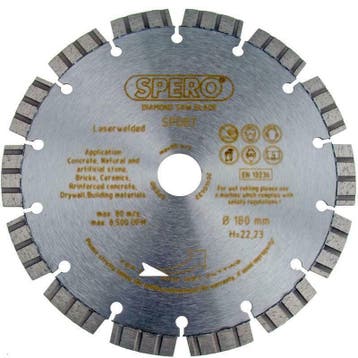 230mm - Asgat 22,23mm Betonzaagblad PRO Beton zaag zagen, Ophalen of Verzenden, Nieuw