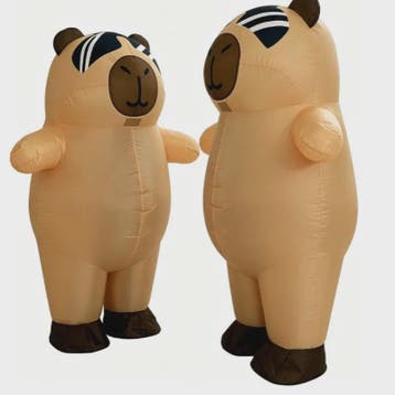 Opblaasbaar Kapibara Kostuum - Uniek voor Feestjes, Hallowee, Verzenden, Nieuw