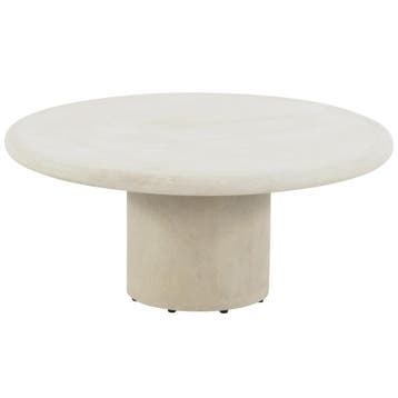 Hampton lounge tuintafel rond mortex beige 80xH35 cm 4, Ophalen of Verzenden, Nieuw