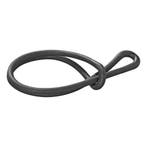 ProPlus Spanrubber - 40 cm - zwart - veelzijdig gebruik, Ophalen of Verzenden, Nieuw