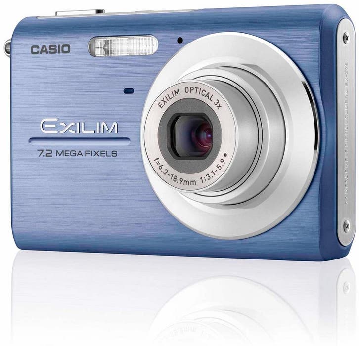 Casio Exilim EX-Z75 Digitale Compact Camera - Blauw, Audio, Tv en Foto, Fotocamera's Digitaal, Zo goed als nieuw, Verzenden
