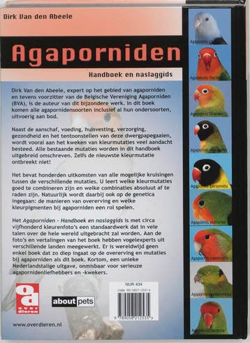 Agaporniden / Over Dieren / 197 9789058212535, Verzenden, Zo goed als nieuw, D. Van den Abeele