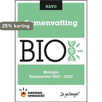 ExamenOverzicht - Samenvatting Biologie HAVO -, Verzenden, Gelezen, ExamenOverzicht