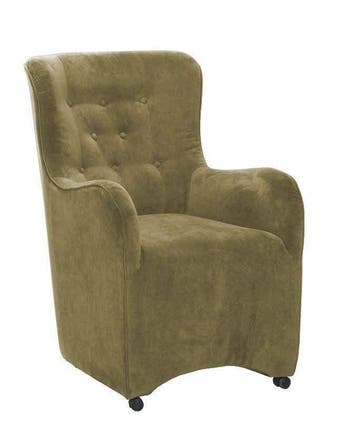 Eetkamerstoel Jennifer - eetkamerstoelen - Groen, Nieuw, Stof