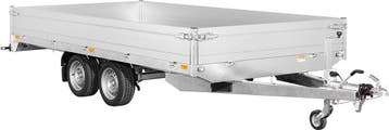 Aanhanger Saris Plateau 406 x 204 (2700 kg), Ophalen, Nieuw
