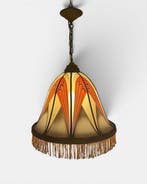 De Nieuwe Honsel - Lamp - Gebrandschilderd glas en metaal -