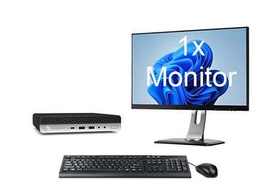 ACTIE: HP EliteDesk 800 G5 Mini i5 9e Gen incl. 1 Monitor +, Computers en Software, Desktop Pc's, Ophalen of Verzenden, Nieuw