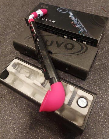 Nuvo - jSax Saxophone limited kit, black/pink - -, Nieuw