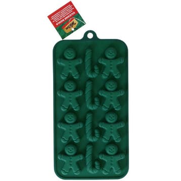Wilton Siliconen Bakvorm Gingerbread Man - Zuurstok (12), Verzenden, Nieuw