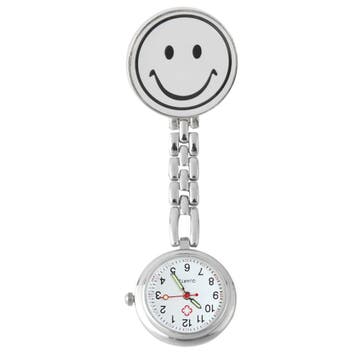 Fako - Verpleegstershorloge - Smiley - Wit, Verzenden, Nieuw