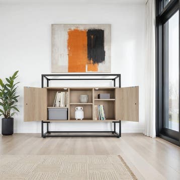 Wandkast Oldham 100x38x80,5cm, Huis en Inrichting, Verzenden, Nieuw