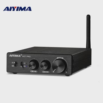 AIYIMA A07 PRO Bluetooth 5.2 Versterker TPA3255 - 2x 300W St, Verzenden, Nieuw
