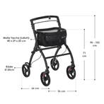 Aluminium Rollator Active - Zwart, Verzenden, Nieuw