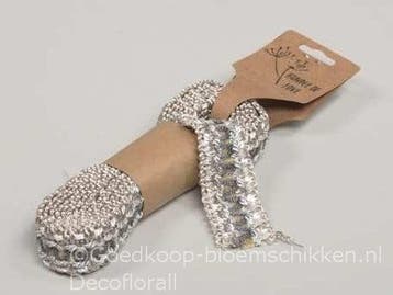 Jute band Macrame Beigegrey Naturel 200 cm, Ophalen of Verzenden, Nieuw