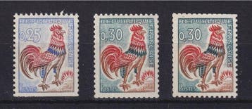 Frankrijk 1962 - Postzegel van roulette Nr. 1331b en Nr., Gestempeld