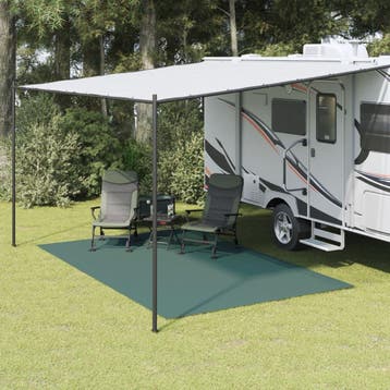 vidaXL Tenttapijt 4x2,5 m groen, Caravans en Kamperen, Verzenden, Nieuw