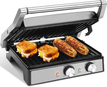 Tosti apparaat - Tosti ijzer - Contactgrill - Grill apparaat, Verzenden, Zo goed als nieuw