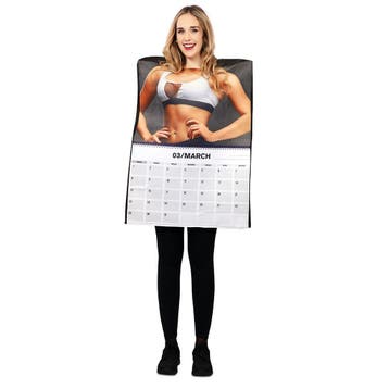 Sexy Vrouwen Kalender Kostuum, Verzenden, Nieuw, Feestartikel