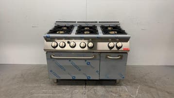 Gastro M 700 plus gasfornuis met 6 branders en gas oven, Ophalen of Verzenden, Nieuw zonder verpakking