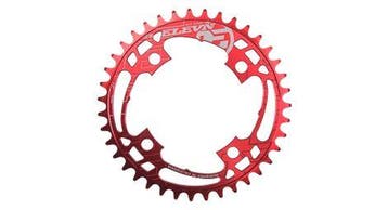 Couronne ELEVN flow alu 4 vis dia 104mm 49 dents 3/32'' red, Verzenden, Nieuw