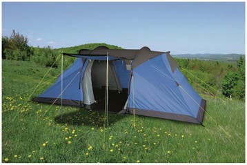 Eurotrail Santiago 120 Poly 2 persoons Vis-a-Vis tent, Ophalen of Verzenden, Nieuw, Tot en met 2