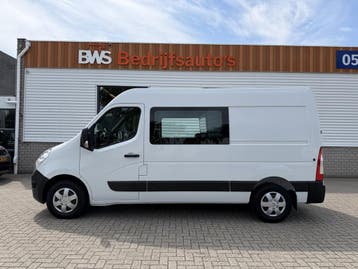 Renault Master T35 2.3 dCi L2H2 DC 6 persoons / vaste prijs, Stof, Gebruikt, Euro 6, Renault