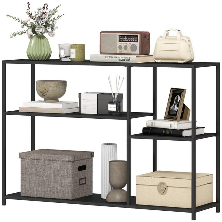 TRUUSK Console Tafel Met 4 Planken - Stalen Frame - Metalen, Huis en Inrichting, Kasten | Ladekasten, Nieuw, Verzenden