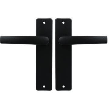 Ami Kortschild Blind Met Deurklink Blok aluminium zwart, Verzenden, Nieuw