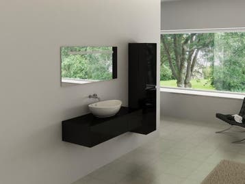 Veiling - badkamermeubel incl. spiegel/kraan 120x47cm, Nieuw