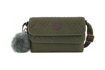 Kipling Schoudertas Groen, Verzenden, Zo goed als nieuw, Groen