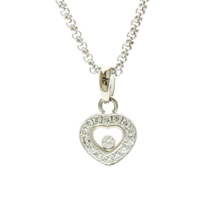 Chopard - Ketting met hanger - 18 karaat Witgoud, Sieraden, Tassen en Uiterlijk, Antieke sieraden