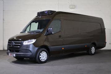 Zakelijke Lease |  Mercedes-Benz Sprinter 319 CDI L4 H2 Koel, Automaat, Stof, Gebruikt, Bruin