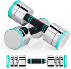 Verstelbare Stalen Halterset – 2 Compacte Halters 5/10/15 kg, Verzenden, Nieuw