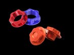 Zeta Stearing Stem Nut M24x32-P1.0 H12 Rood Suzuki RMZ250 RM, Ophalen of Verzenden, Nieuw