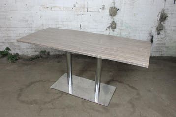 Tweedehands Sidetable – Bardolino Blad, Verchroomd Frame, Verzenden, Gebruikt