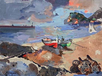 Miquel Torner de Semir (1938) - NO RESERVE - Barcas en la