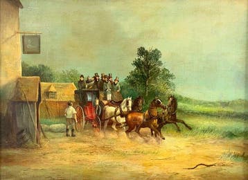 James Pollard (1792/97-1867), Manner of - A coaching scene