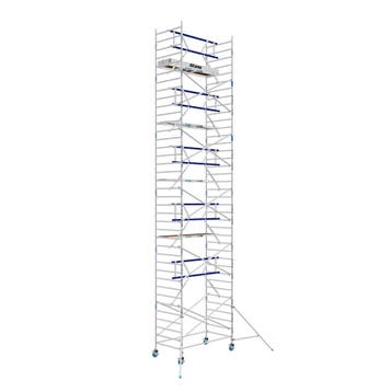 AGS Pro rolsteiger ASC 135 x 250 x 12,2 wh enkelzijdig, Doe-het-zelf en Verbouw, Steigers, Verzenden, Nieuw, Rolsteiger of Kamersteiger