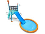 Plum Waterpark Splash Station - Waterpark met glijbaan en 3, Verzenden, Zo goed als nieuw