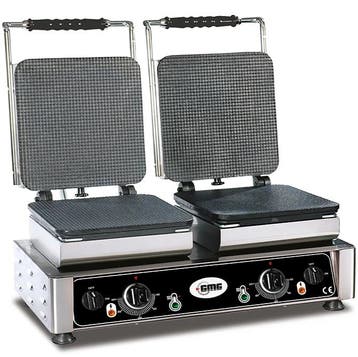 Wafelijzer | GELATO | Dubbel | IJshoornwafels (230x230mm) |, Verzenden, Nieuw in verpakking
