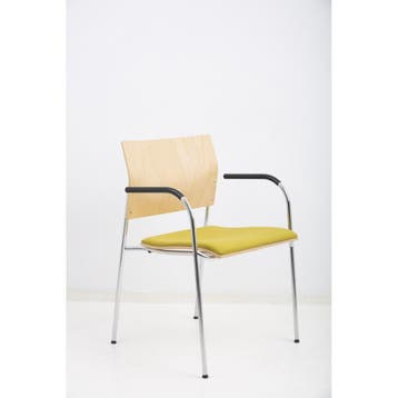 Thonet  S361 design 4-poot Stoel  Gestoffeerd, Vergader- of Presentatieruimte, Ophalen of Verzenden, Gebruikt, Stoel