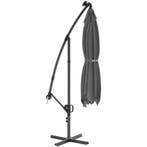 Artemis-parasol, 360° draaibaar, LED-zonne-energie, 3,5 x 3,, Tuin en Terras, Zonneschermen, Verzenden, Nieuw